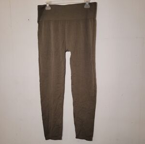 AnyBody Seamless Olive Leggings 2X